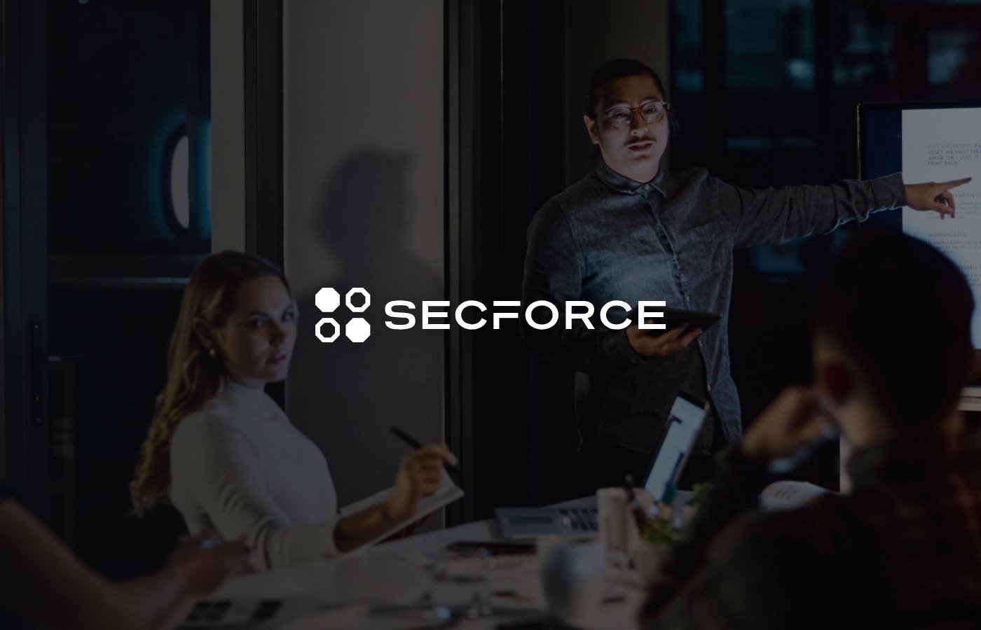 Equipo trabajando con la identidad de SECFORCE